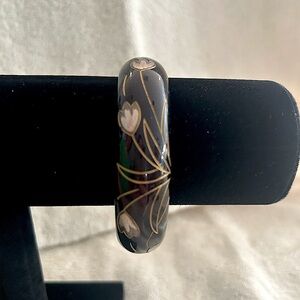 Black chunky bracelet